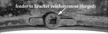 Fender to Bracket Reinforcement d2- forged