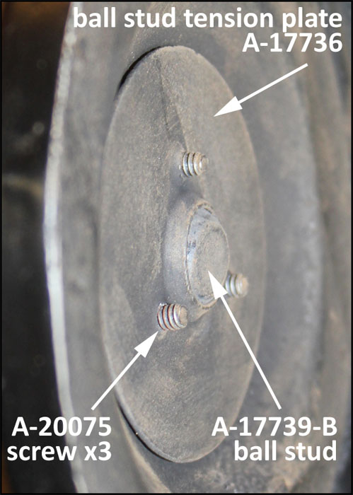 A-17736 Ball Stud Tension Plate