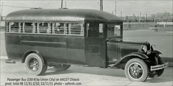 330-B Passenger Bus – Union City – 11/31-2/32 – 48 – 12/11/31 photo